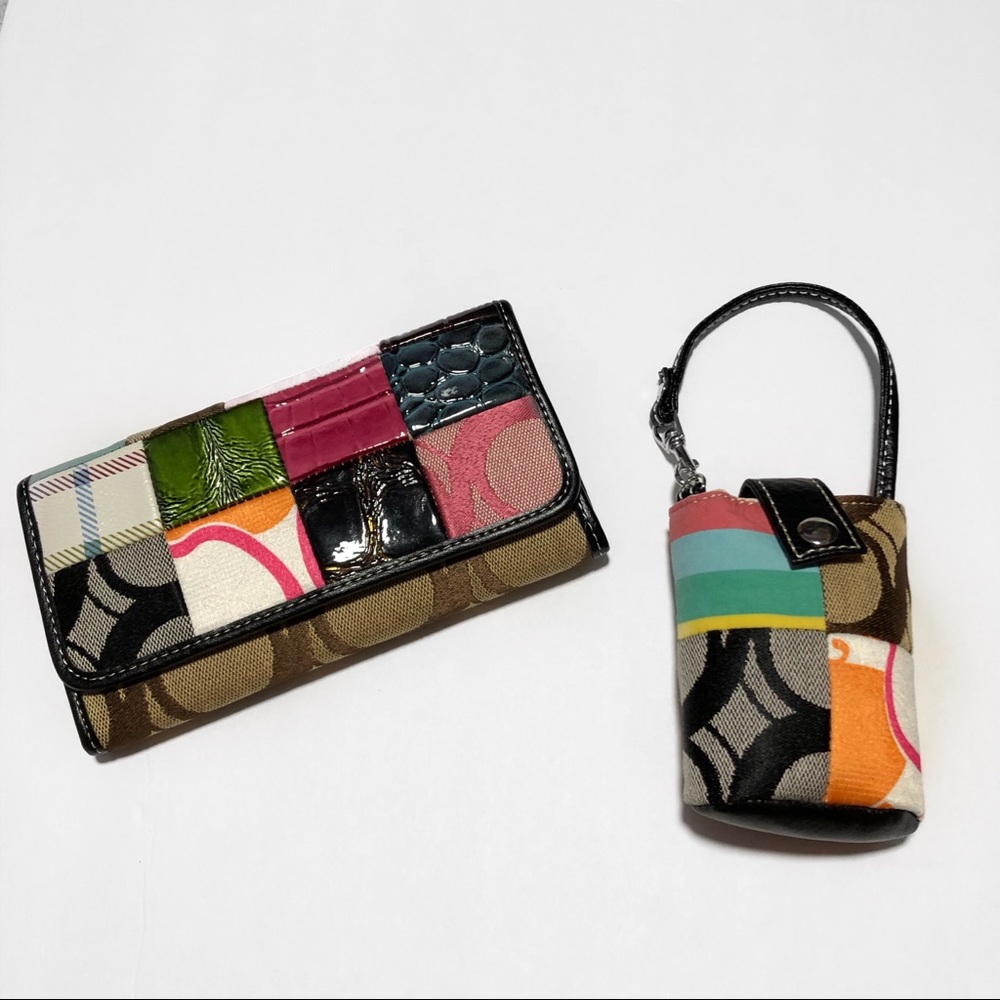 Multi-Colored/Pattern Wallet Set - image 1
